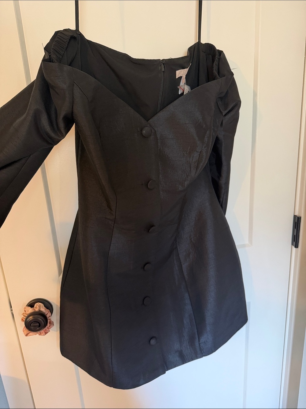 Hutch Strapless Black Evening Dress